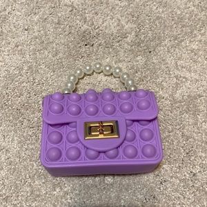 NWOT - Silicone Pop It Handbag/Crossbody Purse - Great For Sensory Needs